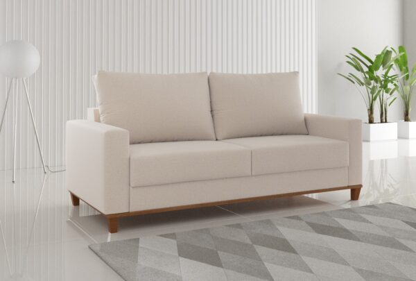 Estofado Living Felicia 180 3 Lgs Linho Bronze Viero (sr)