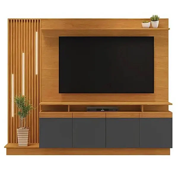 Home Absoluto Estante para TV até 65 Polegadas com LED 4 Portas JCM (pr)
