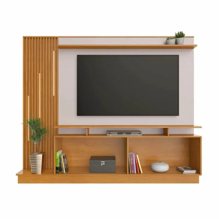 Home Absoluto Estante para TV até 65 Polegadas com LED 4 Portas JCM (pr) - Imagem 5