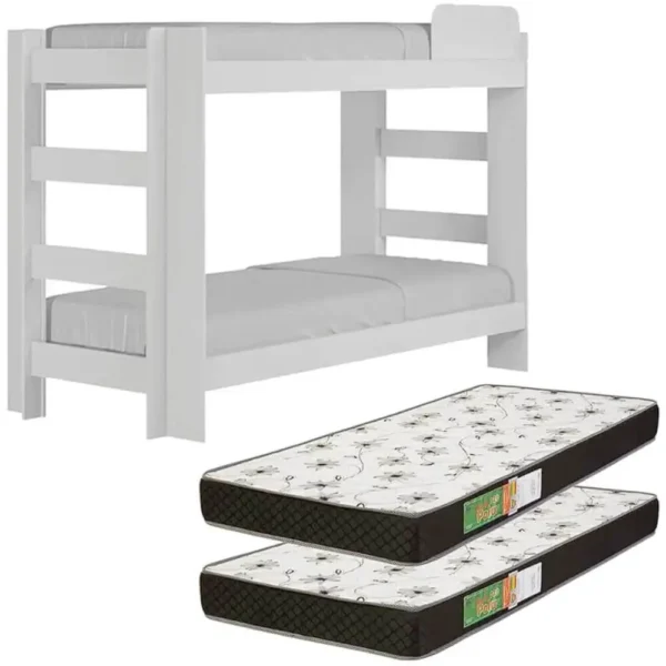 Kit Beliche Florida com 2 Colchões Solteiro D20 88×188 (pr)