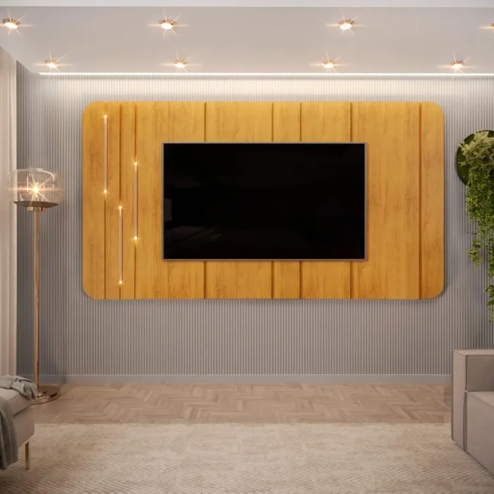 Painel Celine para TV até 75 Polegadas com LED DJ (pr)