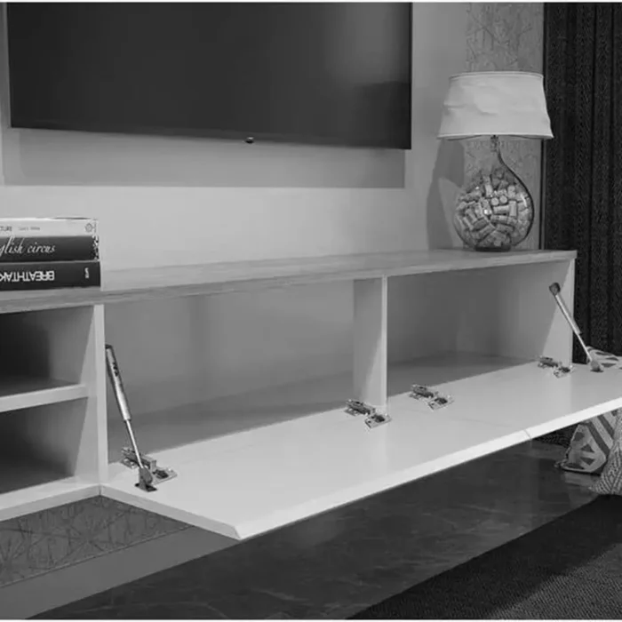 Home Montana para TV até 65 Polegadas Valdemoveis Cinamomo Off White (pr) - Imagem 4