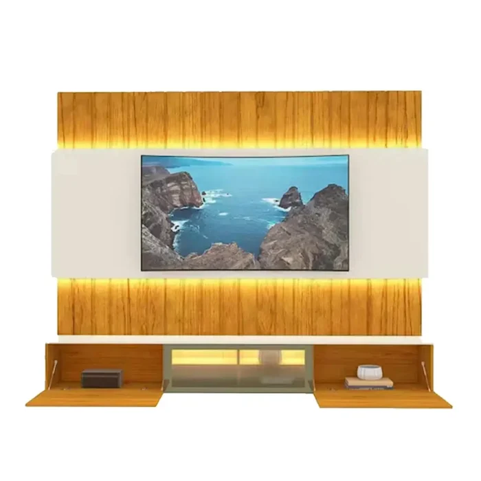 Home Soberano 230cm para TV até 85 Polegadas Ripado com LED e Vidro Reflecta Gelius (pr) - Imagem 4