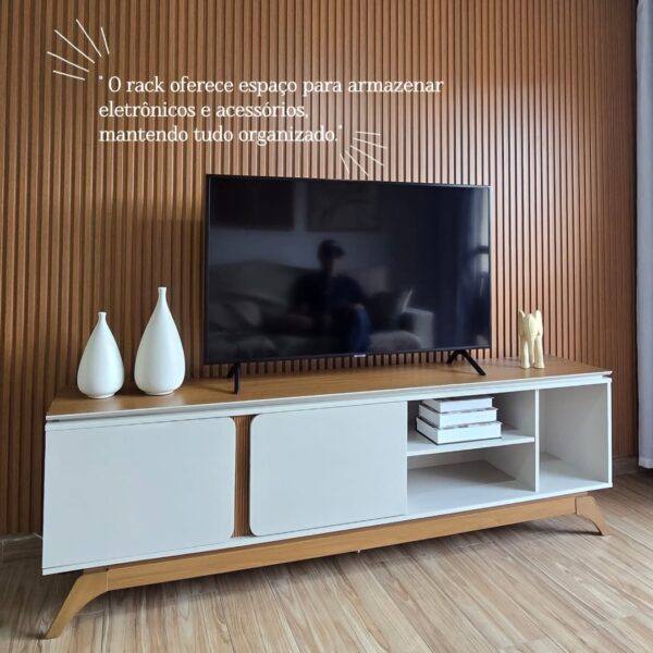 Rack até 70″ Istambul Nature/Off White – LINEA BRASIL (rn)