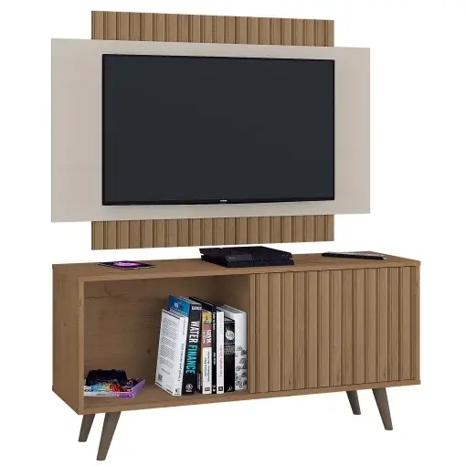 Rack com Painel Malaga para TV até 50 Polegadas 1 Porta Atualle (pr)