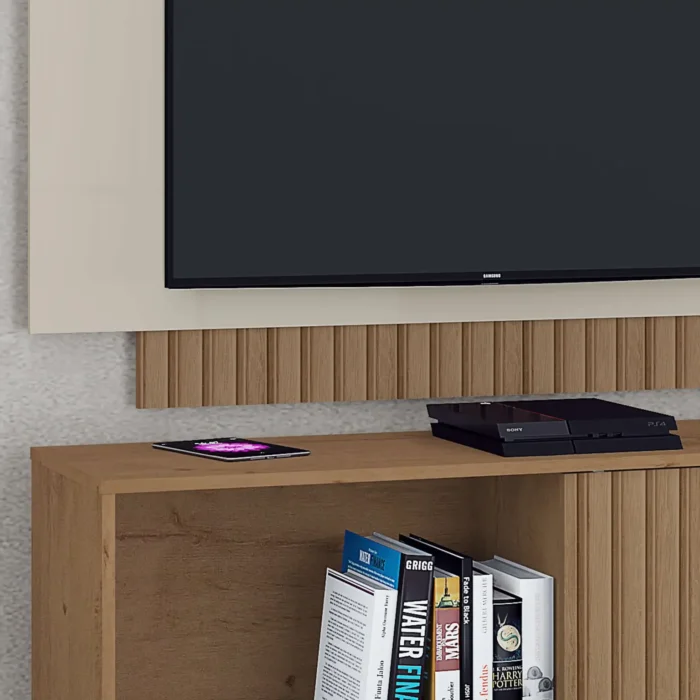 Rack com Painel Malaga para TV até 50 Polegadas 1 Porta Atualle (pr) - Imagem 5