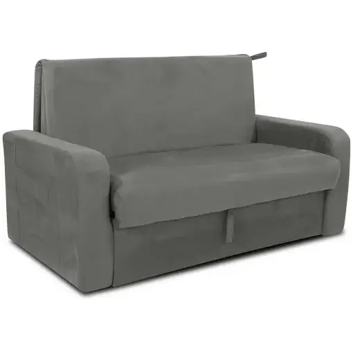Sofá Cama Daiane com Baú 2 Lugares 140cm (pr)