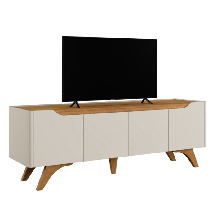 Rack até 75″ Atenas 1.8 Off White/Naturale – MAVAULAR (tt) - Imagem 5
