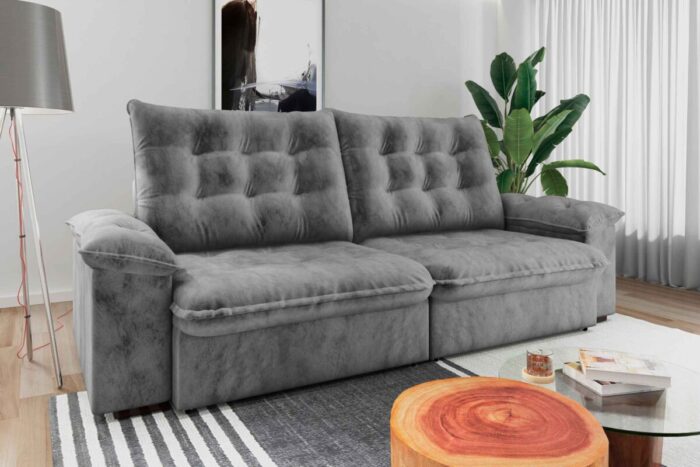 SOFA RETR APOLO 200CM  – FLASH ESTOFADOS (rn) - Imagem 2