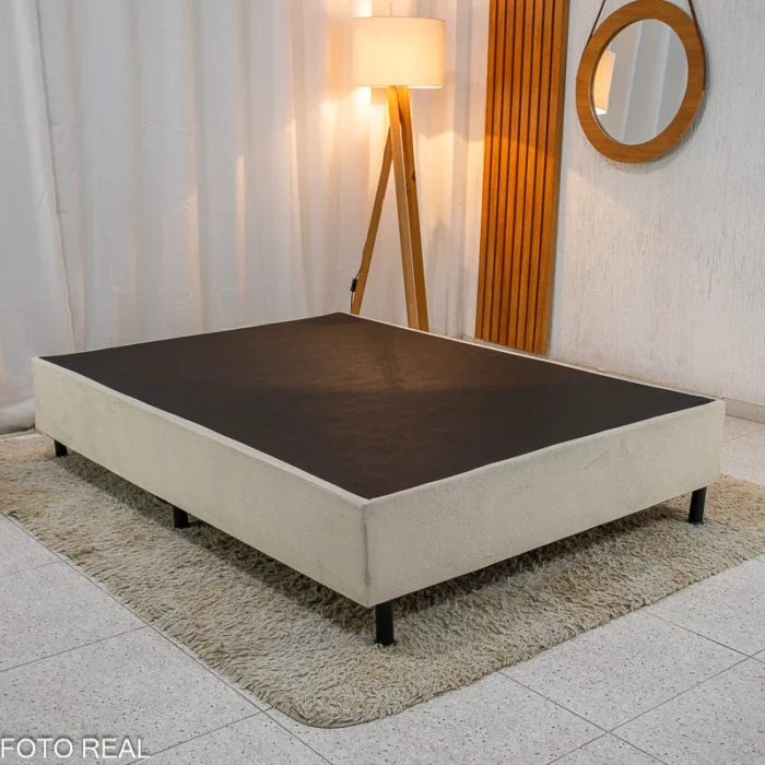 Box Casal Sued Preto 138x188 (prem-ruff) - Imagem 2
