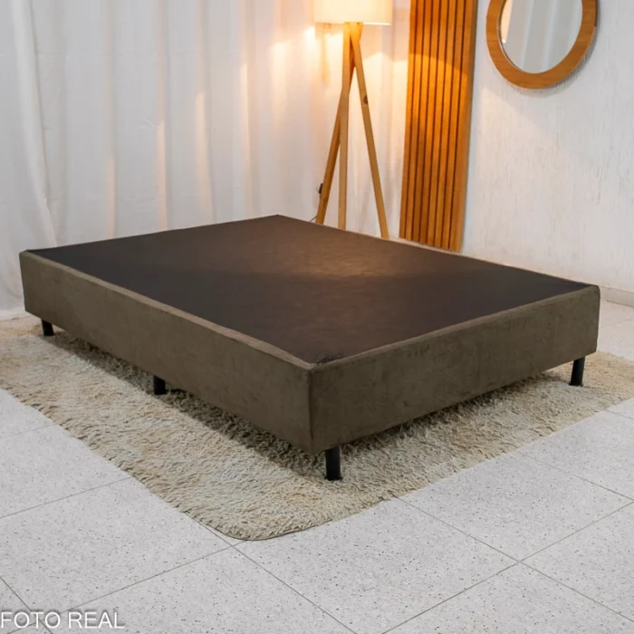Box Casal Sued Preto 138x188 (prem-ruff) - Imagem 4