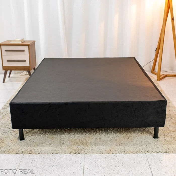 Box Casal Sued Preto 138x188 (prem-ruff) - Imagem 9