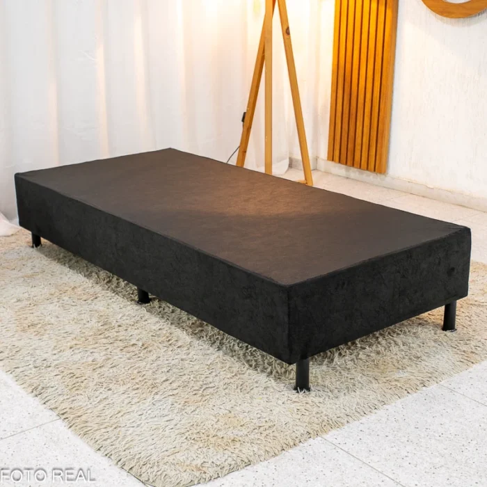 Base Cama Box Solteiro Suede ou corino 25x88x188 (pr) - Imagem 3