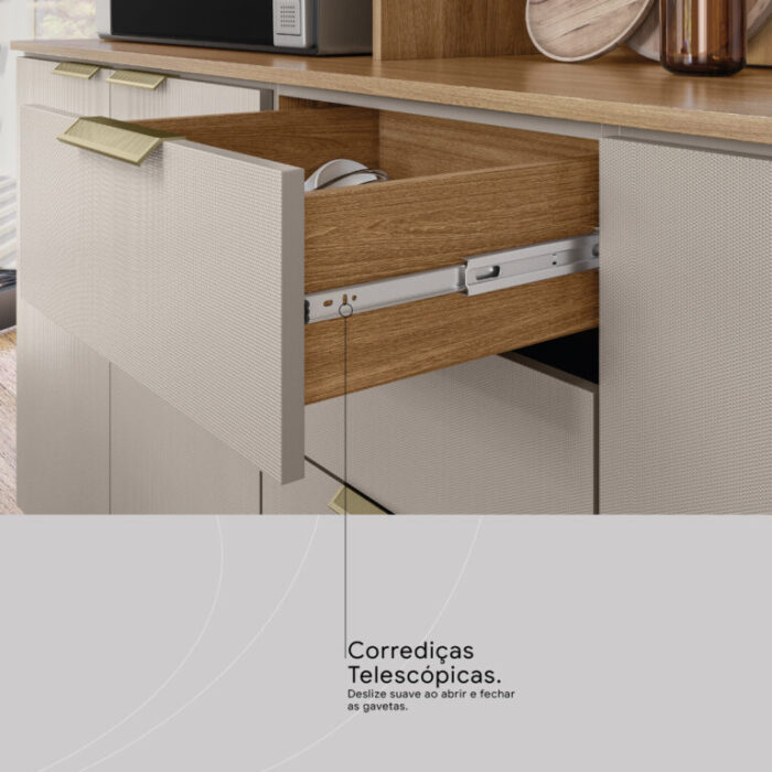 Kit Cozinha Amora 1,98 m Prime TX – DEMÓBILE (tt) - Imagem 8