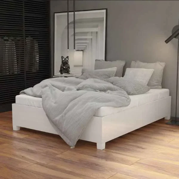 Cama Clara Casal com Estrado Reforçado Carioca (pr)
