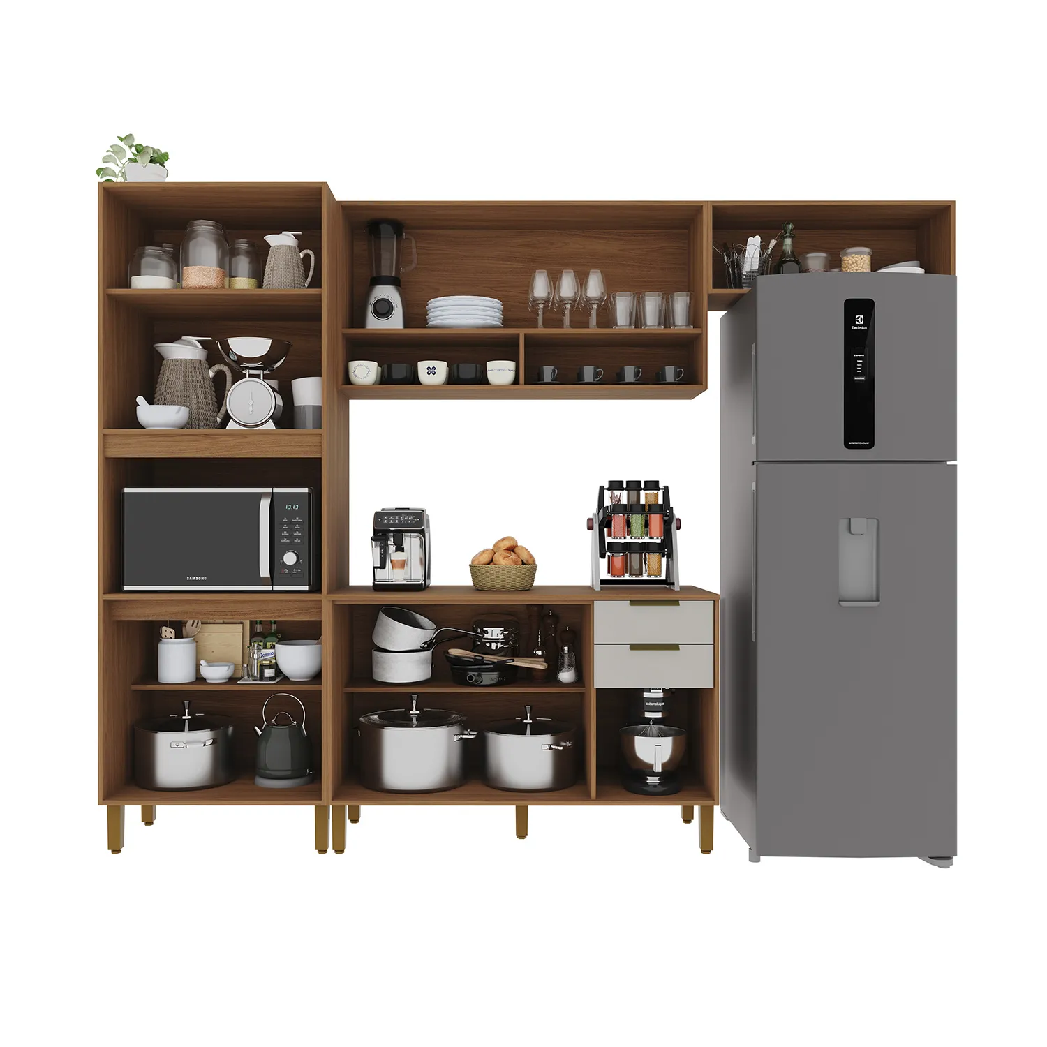 Cozinha Toronto 4 Peças 2.70m - Indekes (rn) - Imagem 3