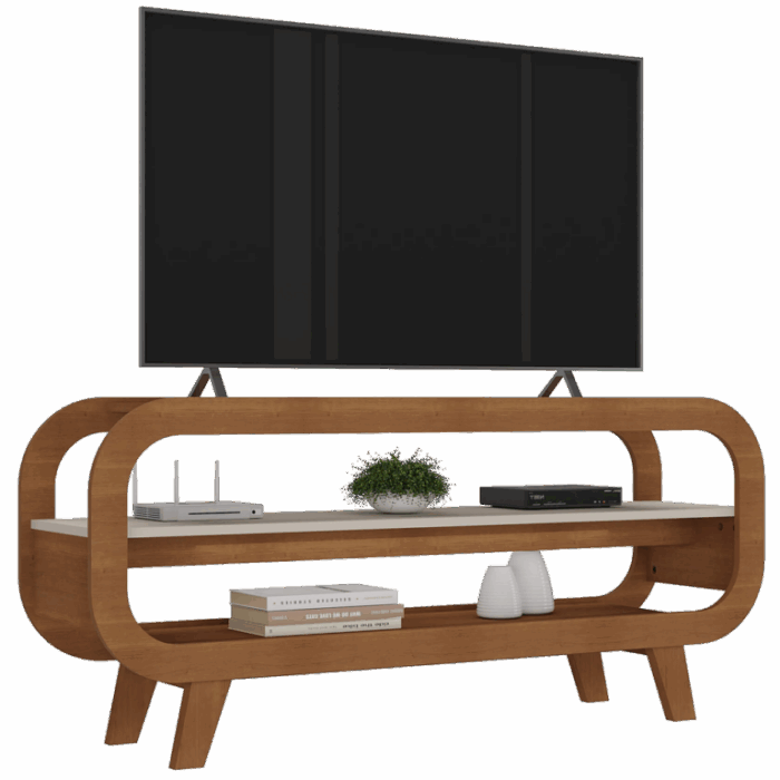 Rack até 60″ Théo Cinamono/Off White – ARTELY (tt) - Imagem 4