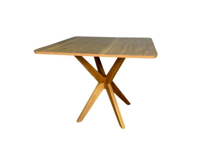 Mesa de Jantar Simpatia 0,90×0,90 Quadrada Com 4 cadeiras Jasmim – Cinamomo/Bege(lord) - Imagem 5