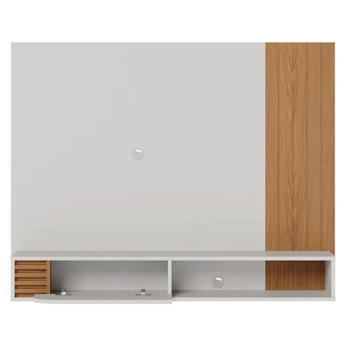 painel Suspenso Jurerê Off/Freijó Para TV até 60 Polegadas Larg. 1.60m - Colibri (rf) - Imagem 4