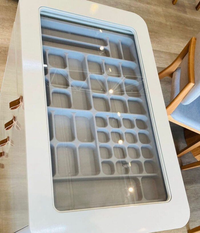 Cômoda Ilha Innova 100% MDF Com Porta Jóias Off White (rn) - Imagem 2