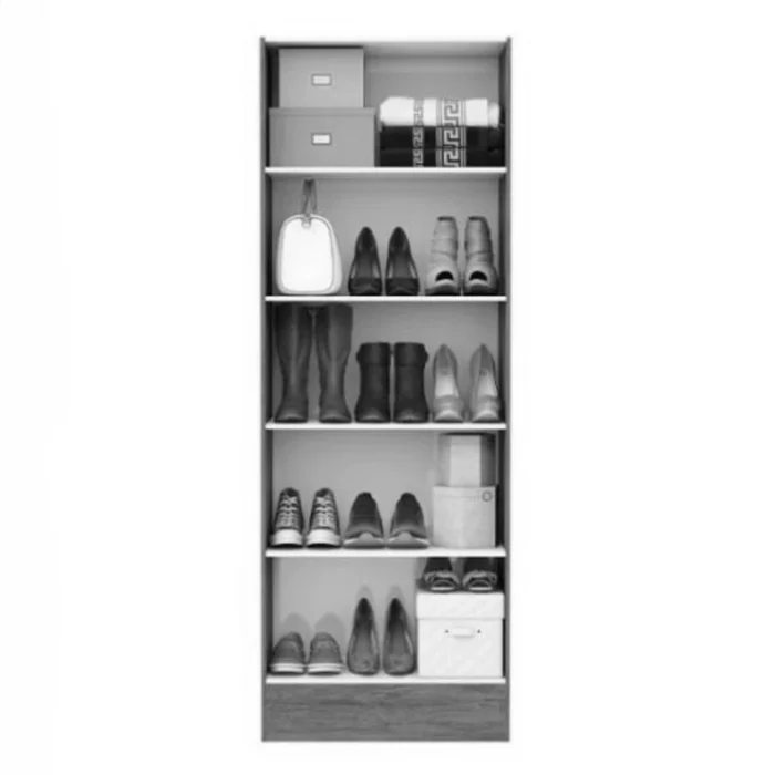 Multiuso Sapateira Maricá Premium Branco 2 Portas C/Espelho Larg. 0.54m - Carioca (rf) - Imagem 2