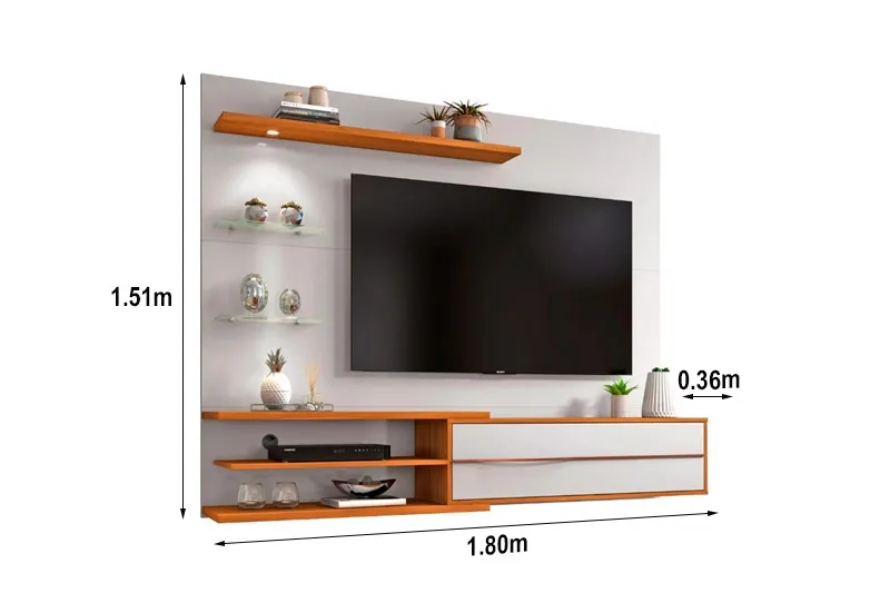 Painel NT 1115 TV até 60 Polegadas Larg. 1.80m (rn) - Imagem 5