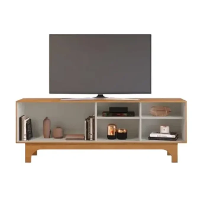 Rack Sereno Cinamomo/Off Ripada TV até 70 Polegadas Larg. 1.68m - JCM (rf) - Imagem 4