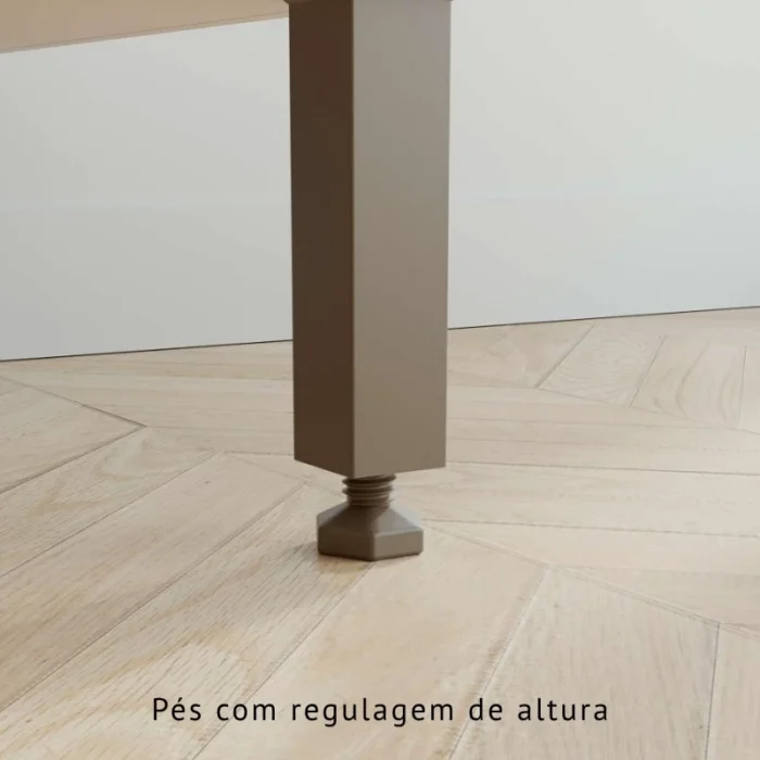Torre Quente Flórida Cinamomo/Off C/Detalhe Ripado 4 Portas Larg. 0.70m Sallêto (rf) - Imagem 5