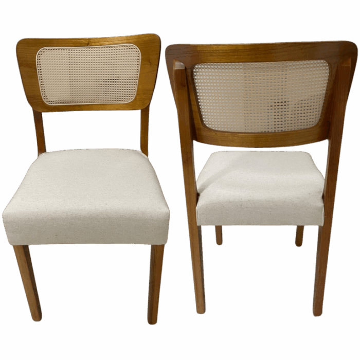Kit 2 Cadeiras Alasca Mel/Linho Bege – HR MOVELARIA (tt) - Imagem 3