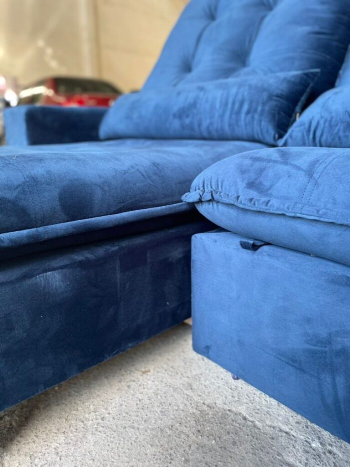 Sofá Retrátil e Reclinável Malu 2,50 m Azul – D’VITRINE ESTOFADOS (tt) - Imagem 4
