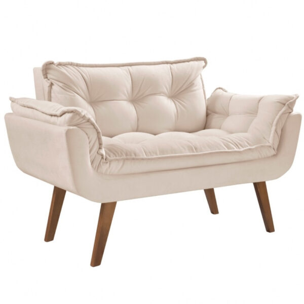 Poltrona Namoradeira Opalla Veludo Suede (sr)