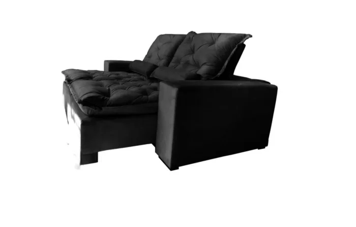 Sofá Elegance 4 Lugares Retrátil e Reclinável com Tecido Veludo de 230cm (pr) - Imagem 7