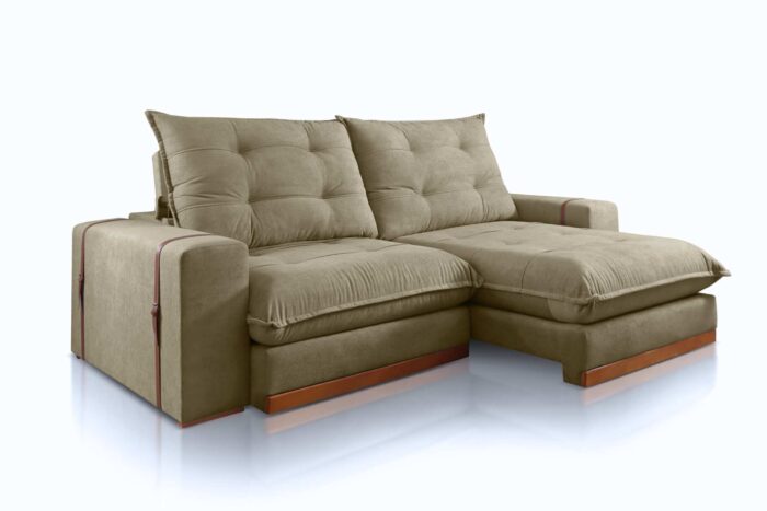 SOFA RETR DINAMARCA 250CM VELUDO  – JC ESTOF (RN) - Imagem 2