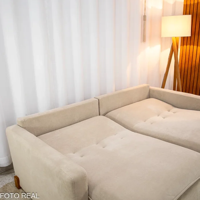 Sofá Retrátil Luma 2.00m Veludo Premium - Sem Caixa (rf) - Imagem 7