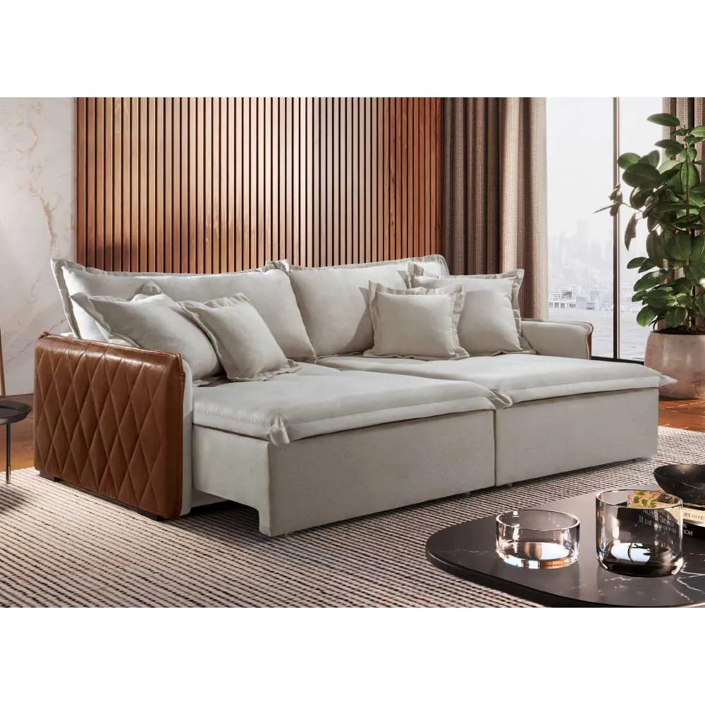Sofa Blog Retrátil e Reclinável 2,20m Blog – (rn) - Imagem 3