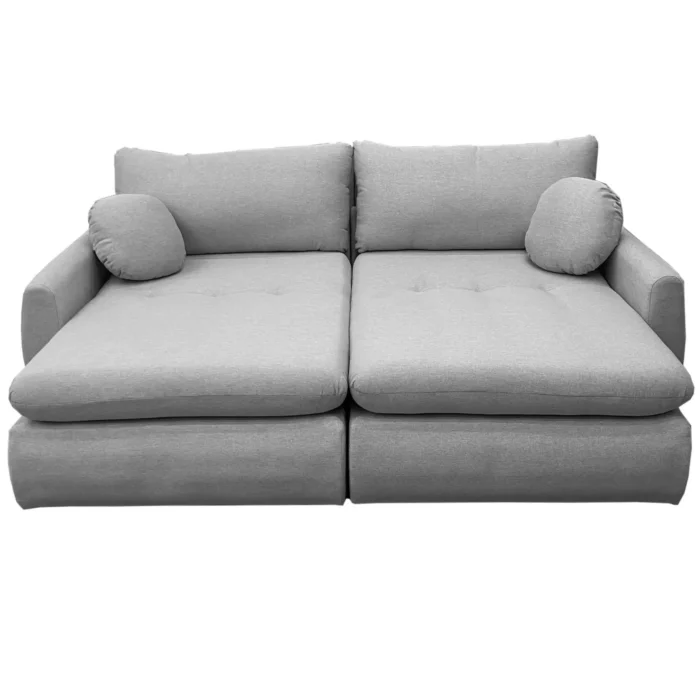 Sofá Cama Amaranto Plus  230cm em Linho 4 Lugares Retrátil Innove (pr) - Imagem 5