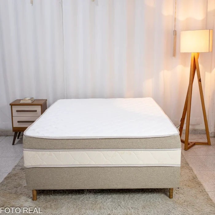 Cama Box Casal Sonho Bom Premium Ortopédica D33 138x188x62 - Nosso Sonho | Suporta até 250kg (rf-rn) - Imagem 3